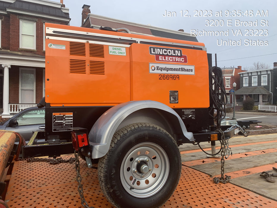 2022 Lincoln Electric LE400 Kubota V1505, Trlr, Cable Rack, Light Kit, ES Decals, T3