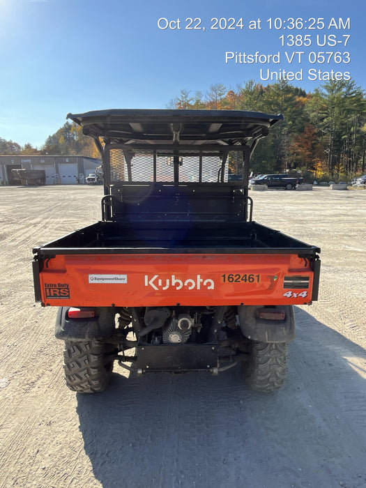 2021 Kubota RTV-X1140W-H Plastic Canopy, Windshield Acrylic Clear, LED Strobe Light, Wire Harness Kit, Back up Alarm