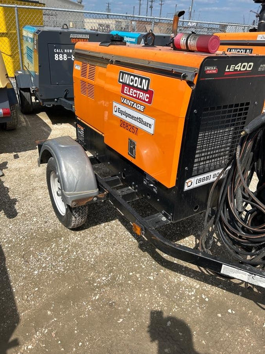 2022 Lincoln Electric LE400 Kubota V1505, Trlr, Cable Rack, Light Kit, ES Decals, T3