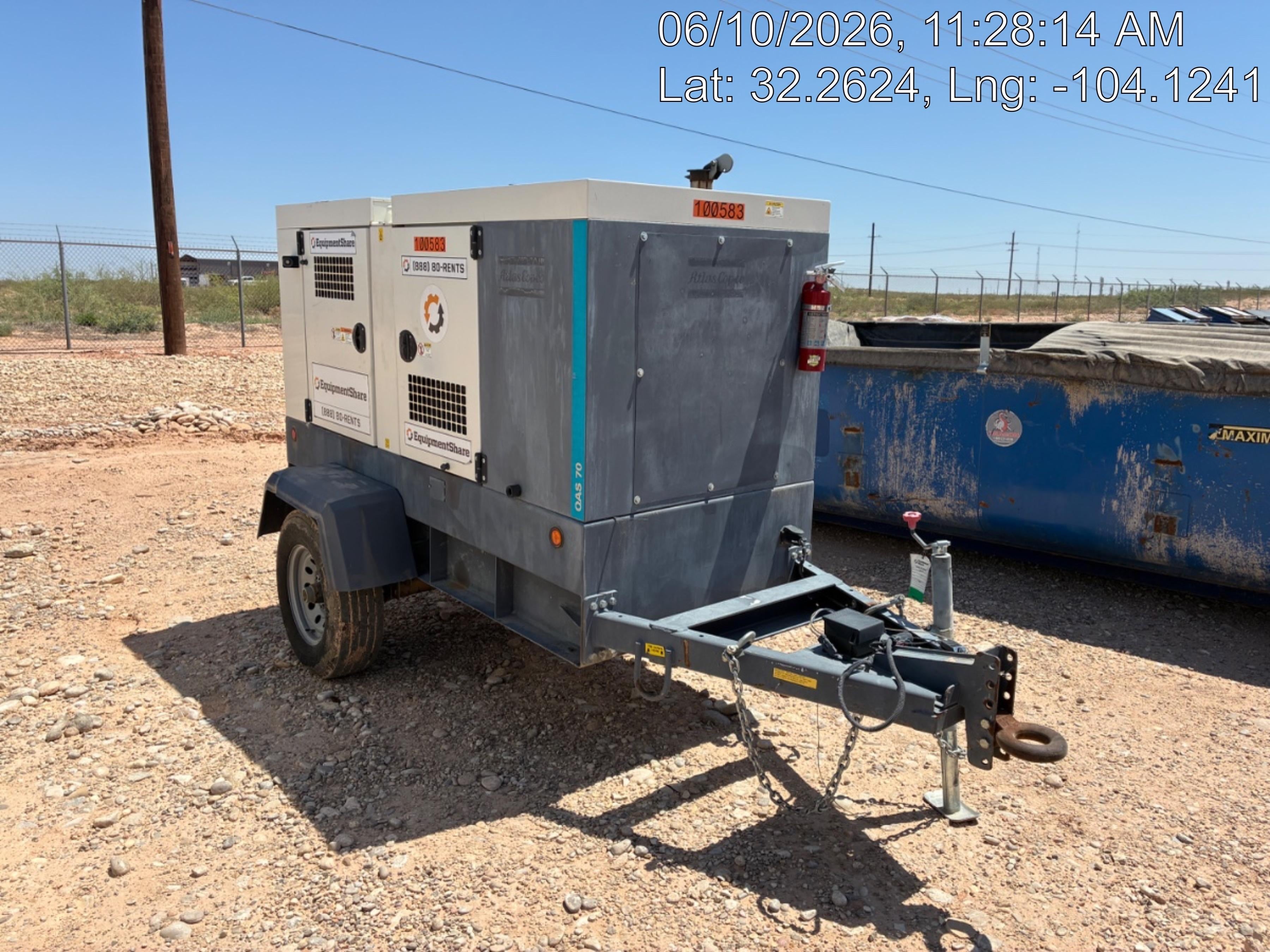 2020 ATLAS COPCO QAS 70