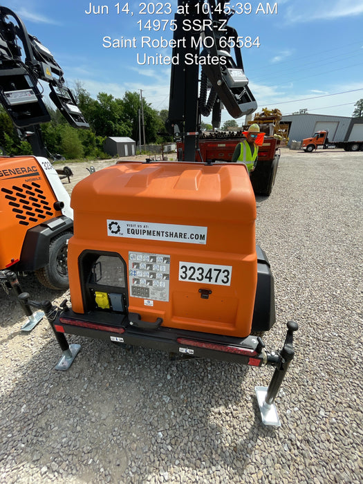 2023 Generac MLT2 Diesel, Flex Switch 120V Input, Powerzone Controller, (4) 320W LED Lights, 4kW Generator, 39.9 Gal Fuel Tank, 2" Ball, T3