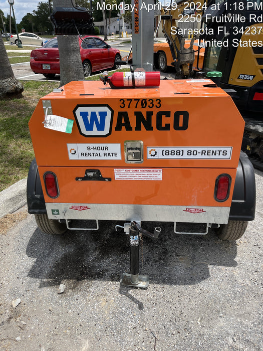2023 Wanco WLTT-4MM4K Diesel, Deep Sea Controller, Shore Power Plug, Auto Start, (4) 350W LED Floodlights, 4kW Generator, 60 Gal Fuel Tank, 2" Ball, T3