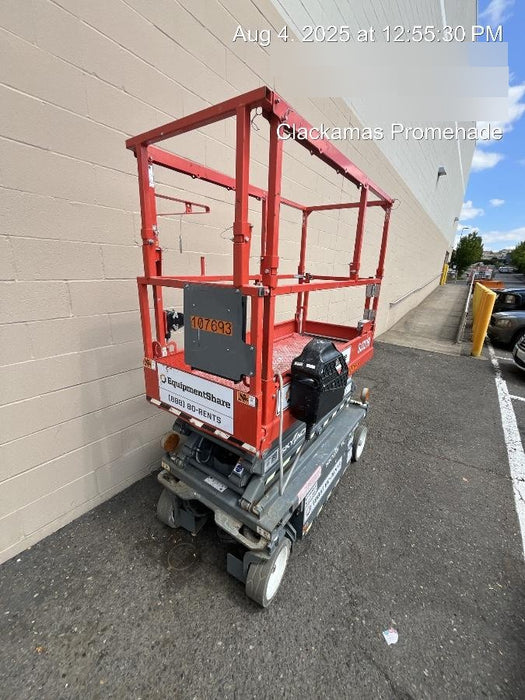 2020 Skyjack SJIII-3219 Solid NM Tires, Half height spring hinged entry gate, Dual Beacons, 800W Inverter