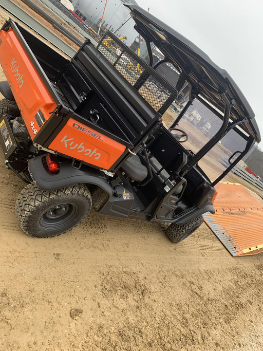 2022 Kubota RTV-X1140W-H Plastic Canopy, Windshield Acrylic Clear, LED Strobe Light, Wire Harness Kit, Back up Alarm
