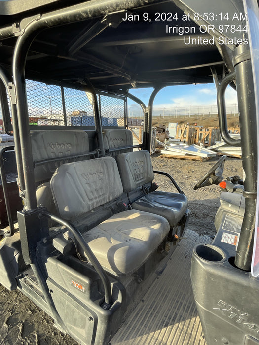 2022 Kubota RTV-X1140W-H Plastic Canopy, Windshield Acrylic Clear, LED Strobe Light, Wire Harness Kit, Back up Alarm