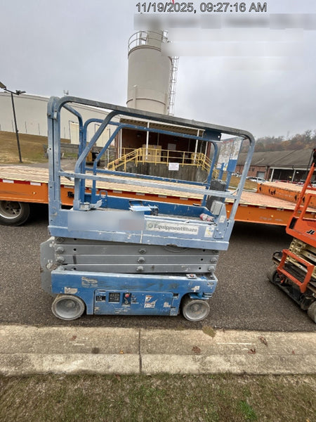 2019 Genie GS-1930 Fixed Rails with Chain Entry