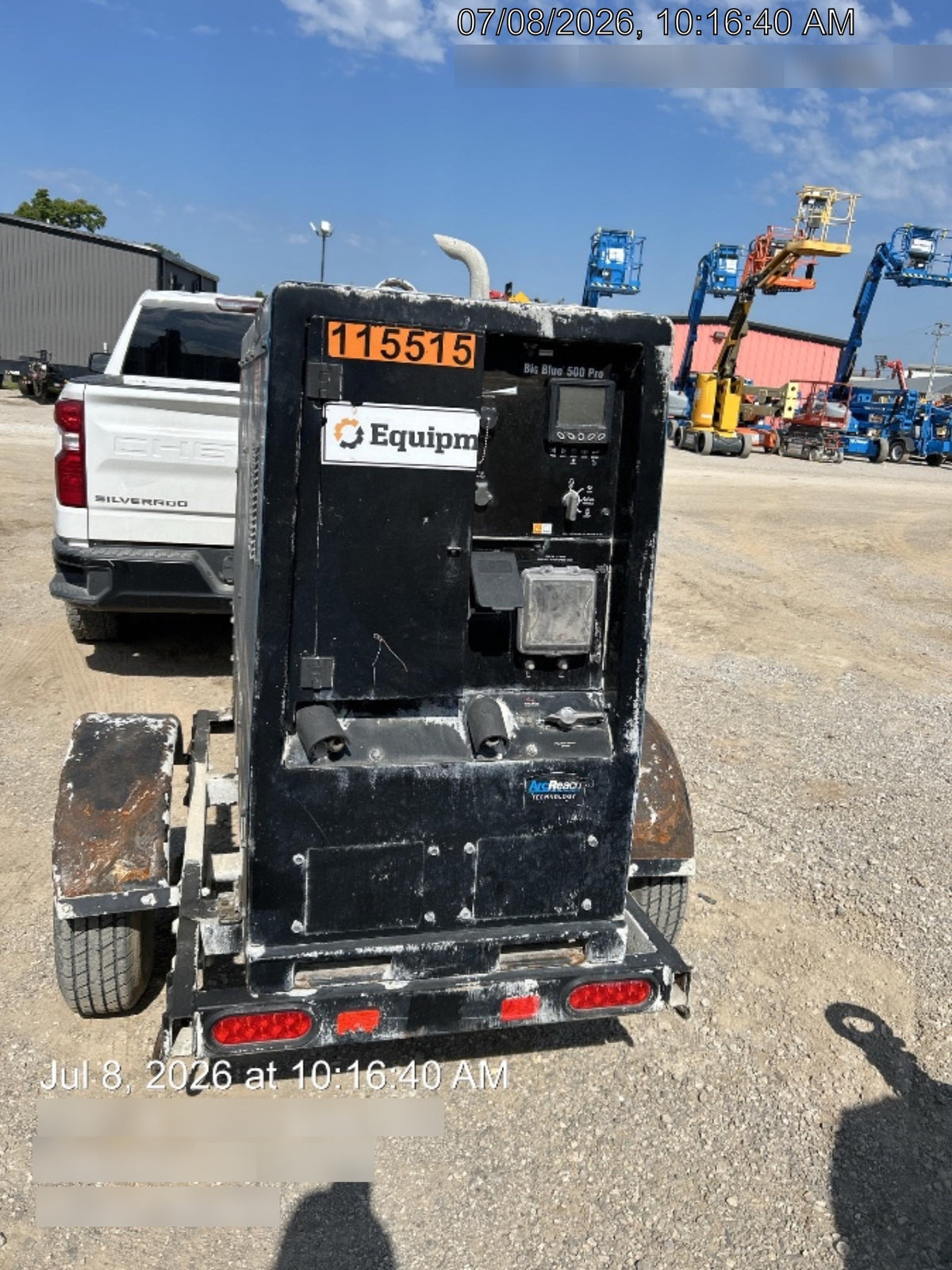 2020 MILLER ELECTRIC BIG BLUE 500