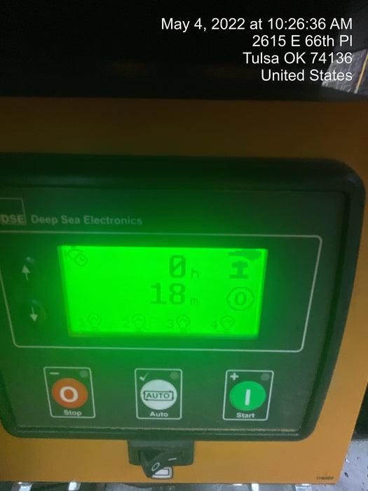 2022 Allmand NLV3GR (4) LED Light Fixture 350W, 23' Vertical Mast, 3kW Prime, Towable, Deep Sea L401, Leveling Jacks, Yanmar T4F 5.8hp