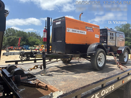 2021 Lincoln Electric Vantage 322 Vantage 322 Ready Pak 3 w/ Decals, ORANGE (includes trailer, cable rack, fender light kit) NO Telematics