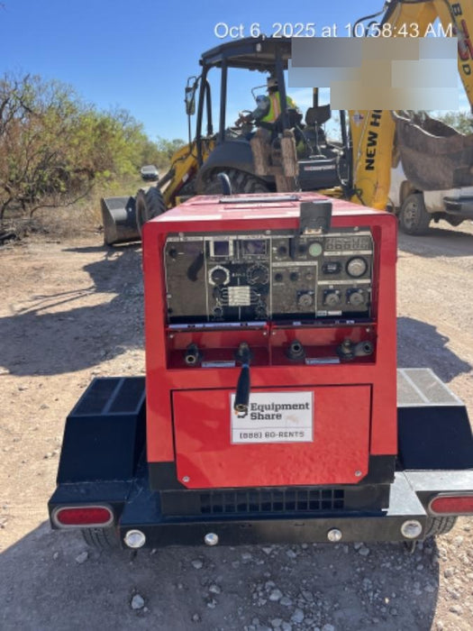 2023 Shindaiwa DGW400MDL Kubota D902 Engine, 23 HP, Dual Op Welder, Wire, Arc, Droop Stick, Tig, and CC Stick Functionality, Simulphase, 3 Phase and 1 Phase Gen Output, Single Axle NB Trlr, Slr Trckl Chrg 12V 12W, Fire Ext