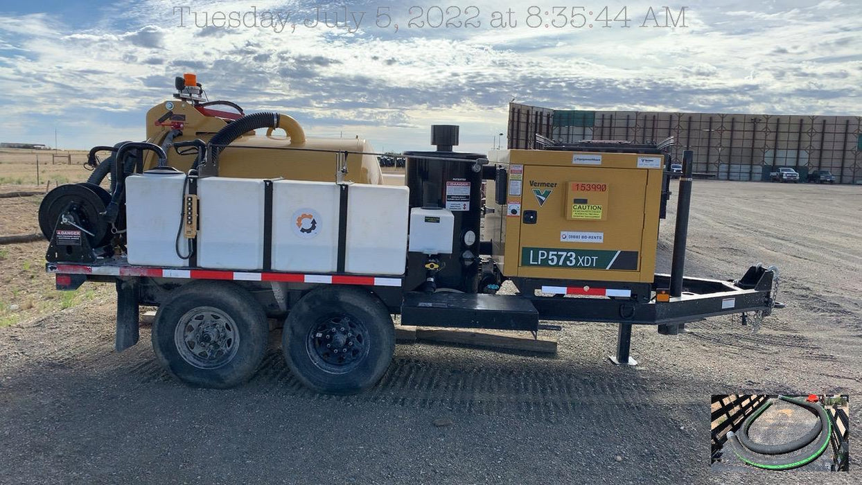 2021 Vac-Tron LP573XDT T4 Koehler Diesel Engine, 500 Gallon Debris Tank, x2 100 Gallon Water Tanks