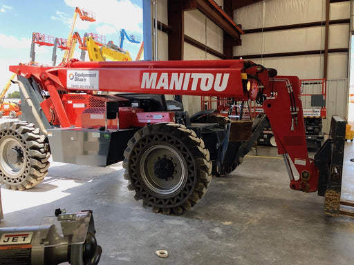 2018 Manitou MTA10055 Manitou MTA10055 - Canopy, Worklights, Beacon, 66" Carriage, 60" Forks, Solid Tires, Aux Hydraulics