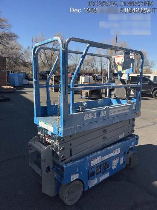 2019 Genie GS-1930 Fixed rails with chain Entry