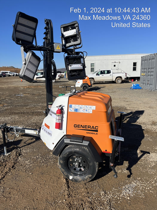 2023 Generac MLT2 Diesel, Flex Switch 120V Input, Powerzone Controller, 
(4) 320W LED Lights, 4kW Generator, 39.9 Gal Fuel Tank, 2" Ball, T3