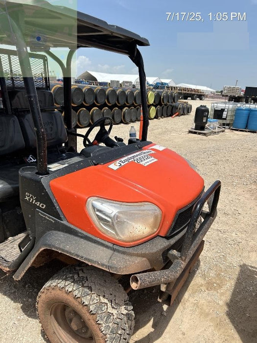 2022 Kubota RTV-X1140W-H Plastic Canopy, Windshield Acrylic Clear, LED Strobe Light, Wire Harness Kit, Back up Alarm