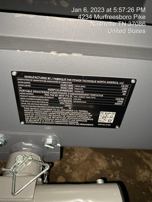 2022 ATLAS COPCO PAC F44 KD