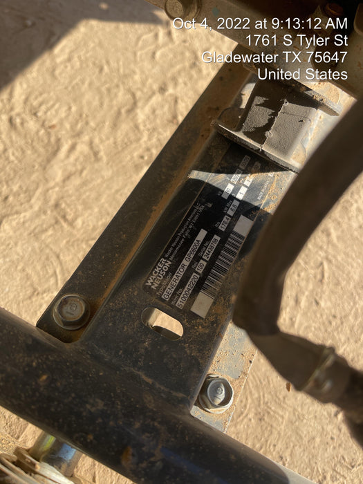 2020 WACKER NEUSON GP6600A