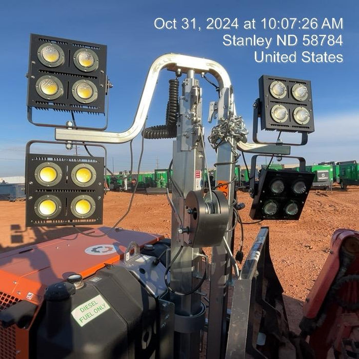 2024 Wanco WLTT-4MM4K Diesel, Deep Sea Controller, Shore Power Plug, Auto Start, (4) 350W LED Floodlights, 4kW Generator, 60 Gal Fuel Tank, 2" Ball, T3