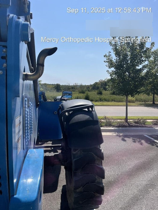 2019 Genie GTH-1056 Canopy, Solid RT Tires, LED Work Lights, Beacon 60" QA Carriage, 60" Forks