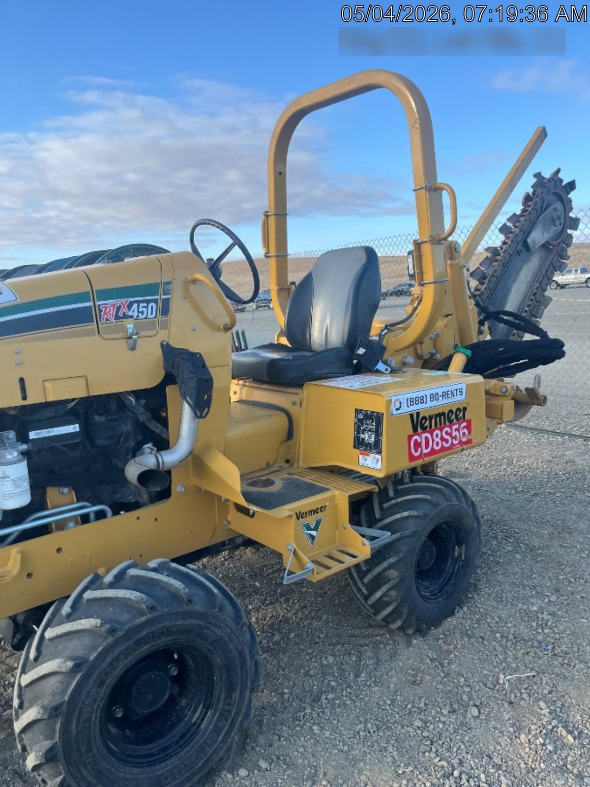 2022 VERMEER RTX450