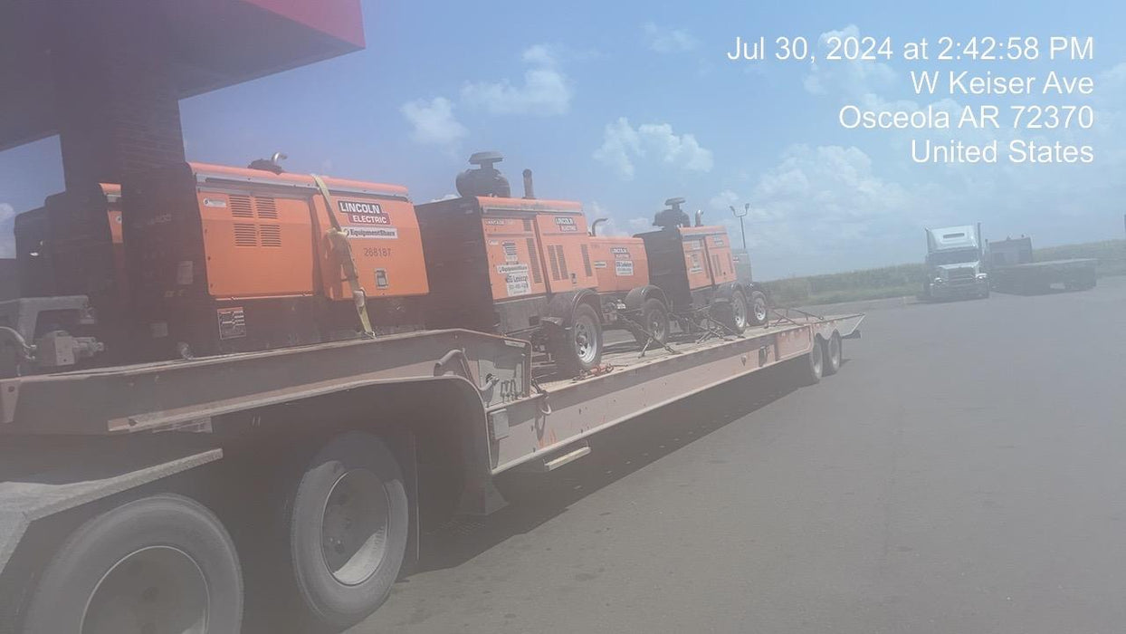 2022 Lincoln Electric LE400 Kubota V1505, Trlr, Cable Rack, Light Kit, ES Decals, T3