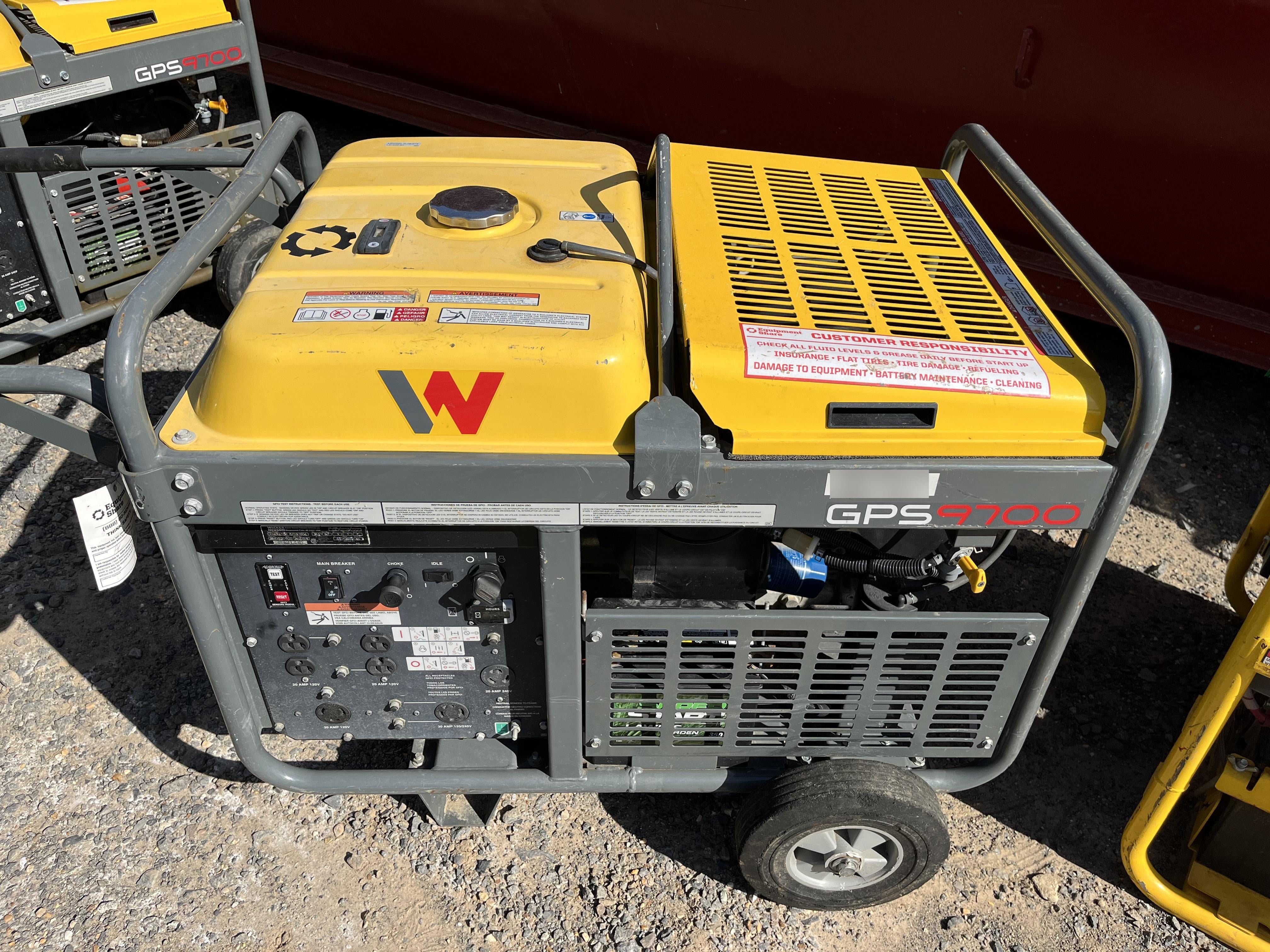 2019 WACKER NEUSON GPS9700A