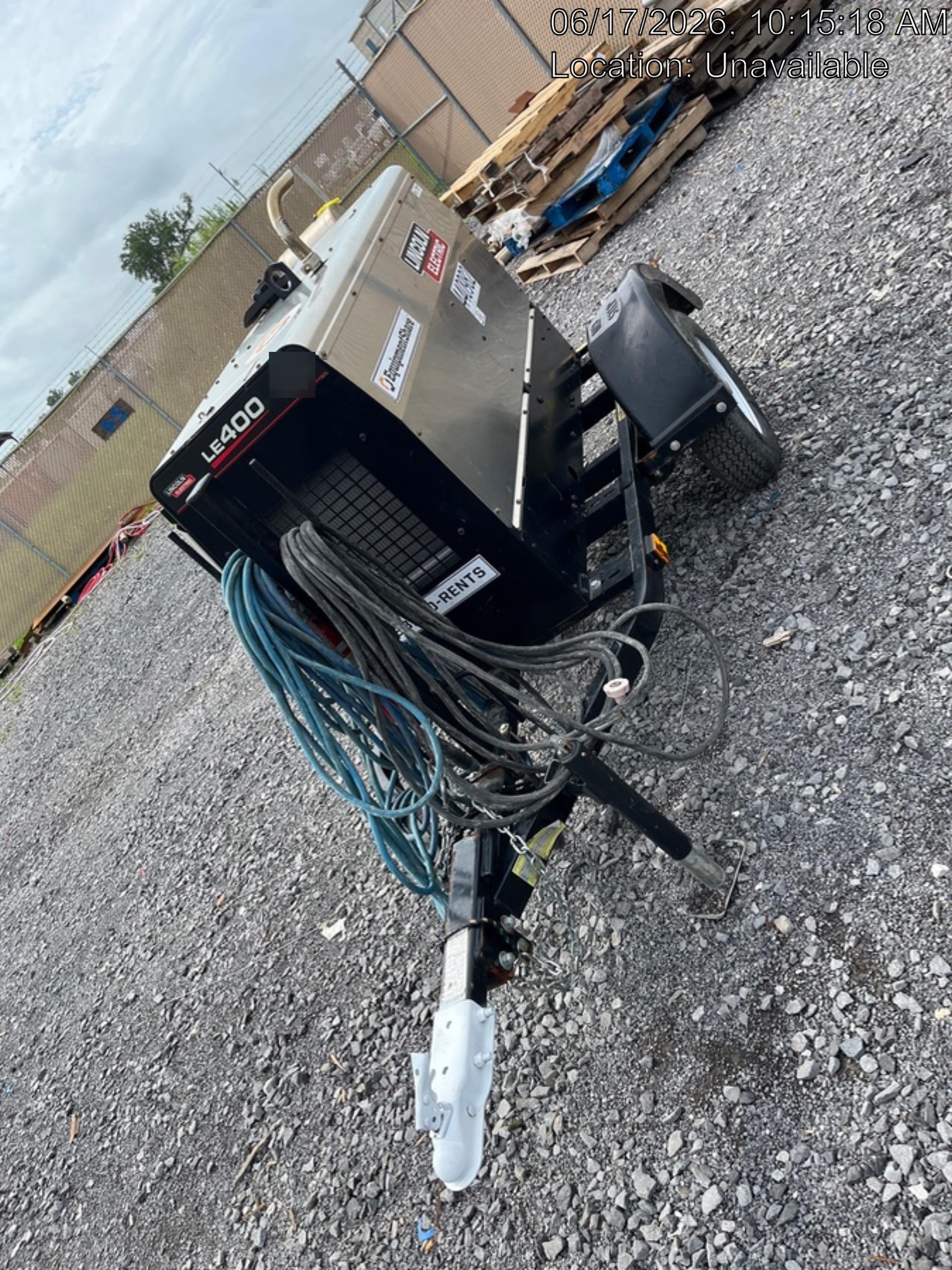 2024 Lincoln Electric LE400 Kubota V1505, Trlr, Cable Rack, Light Kit, ES Decals, T3