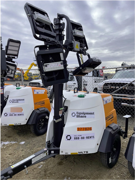 2023 Generac MLT2 Diesel, Flex Switch 120V Input, Powerzone Controller, 
(4) 320W LED Lights, 4kW Generator, 39.9 Gal Fuel Tank, 2" Ball, T3