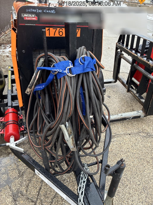 2021 Lincoln Electric Vantage 322 Vantage 322 Ready Pak 3 w/ Decals, ORANGE (includes trailer, cable rack, fender light kit) NO Telematics