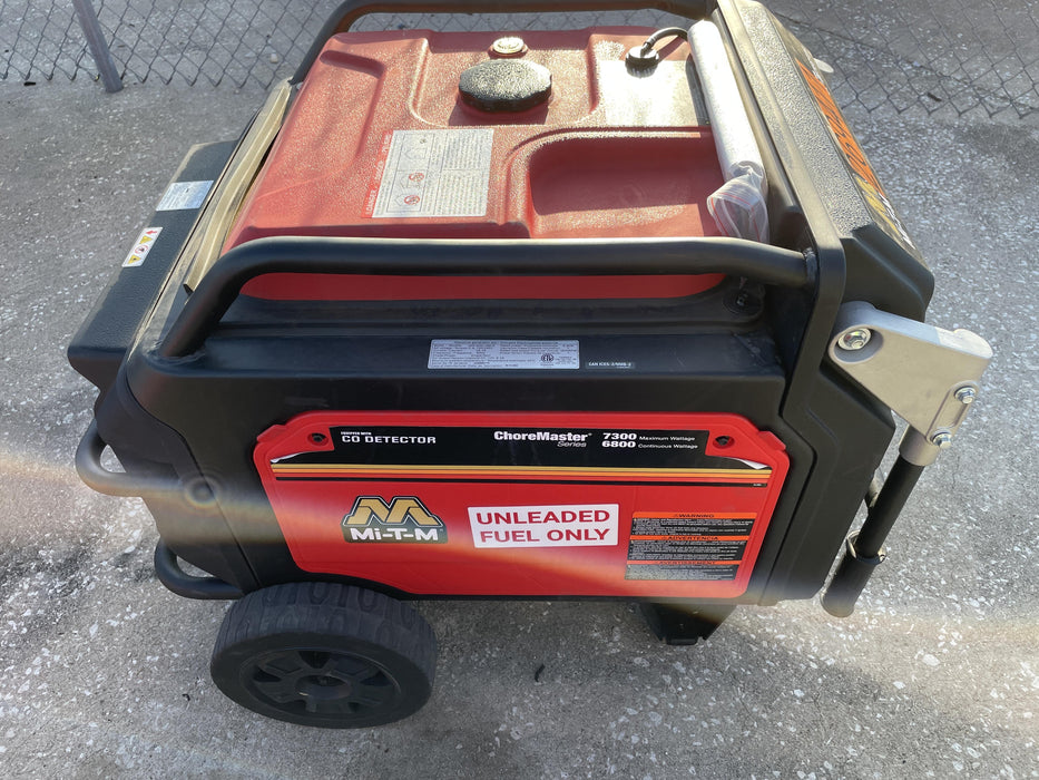2022 Mi-T-M GEN-8000-IMM1E 7300W, (2) 120V Outlets, GFCI, Inverter