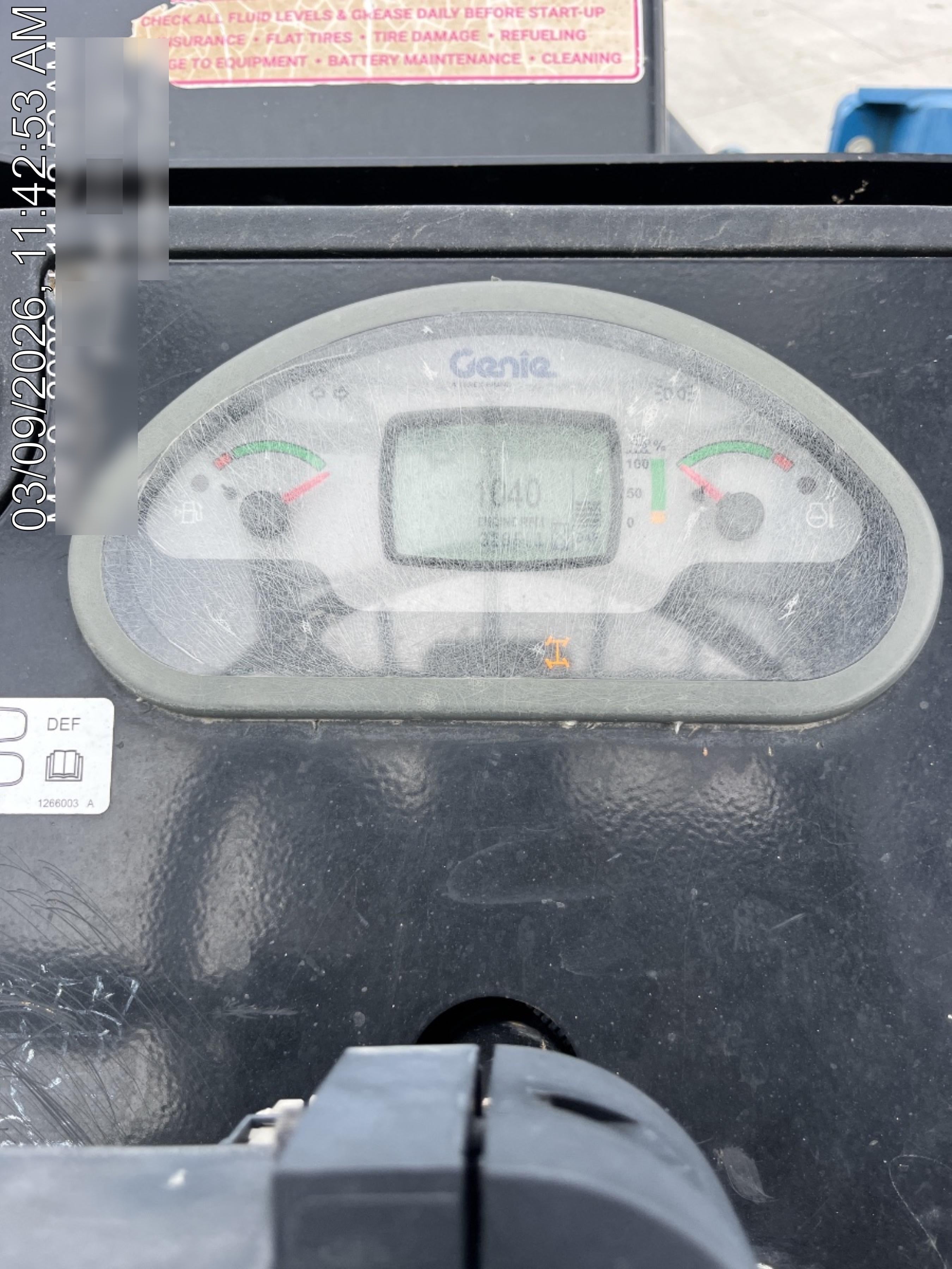 2017 GENIE GTH-1056