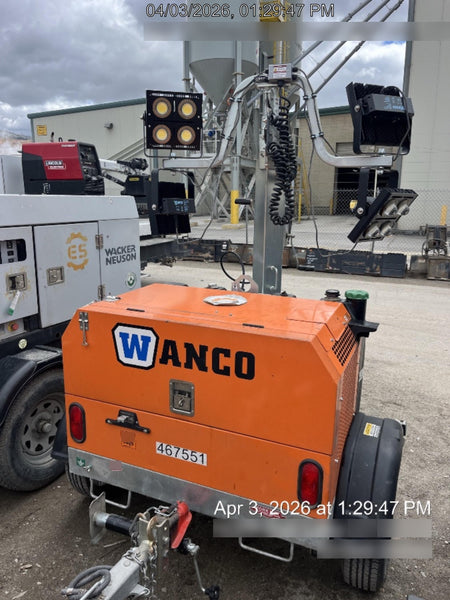2024 Wanco WLTT-4MM4K Diesel, Deep Sea Controller, Shore Power Plug, Auto Start, (4) 350W LED Floodlights, 4kW Generator, 60 Gal Fuel Tank, 2" Ball, T3