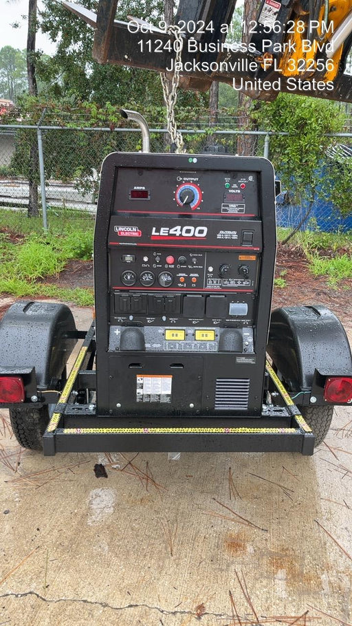 2024 Lincoln Electric LE400 Kubota V1505, Trlr, Cable Rack, Light Kit, ES Decals, T3