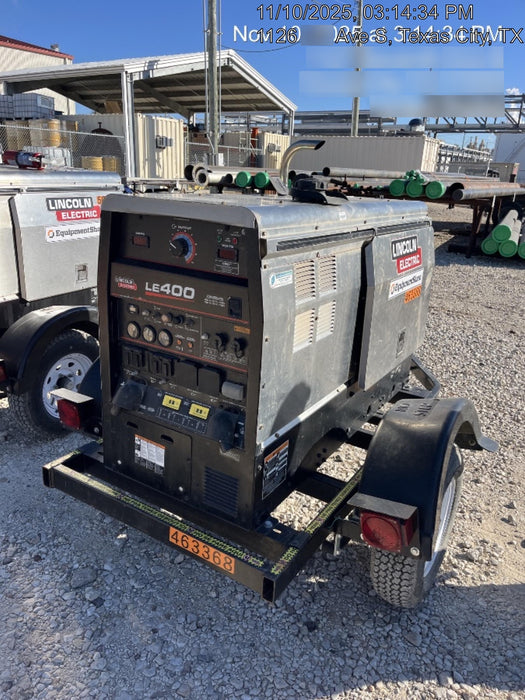 2024 Lincoln Electric LE400 Kubota V1505, Trlr, Cable Rack, Light Kit, ES Decals, T3