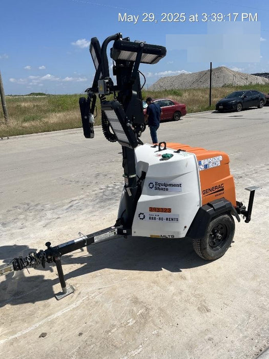 2024 Generac MLT2 Diesel, Flex Switch 120V Input, Powerzone Controller, 
(4) 320W LED Lights, 4kW Generator, 39.9 Gal Fuel Tank, 2" Ball, T3