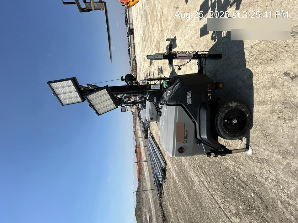 2024 Wacker Neuson LTT4 Diesel, Kohler KDW702, Deep Sea Controller, Auto Start, LED 320W, Bypass Outlet, T3