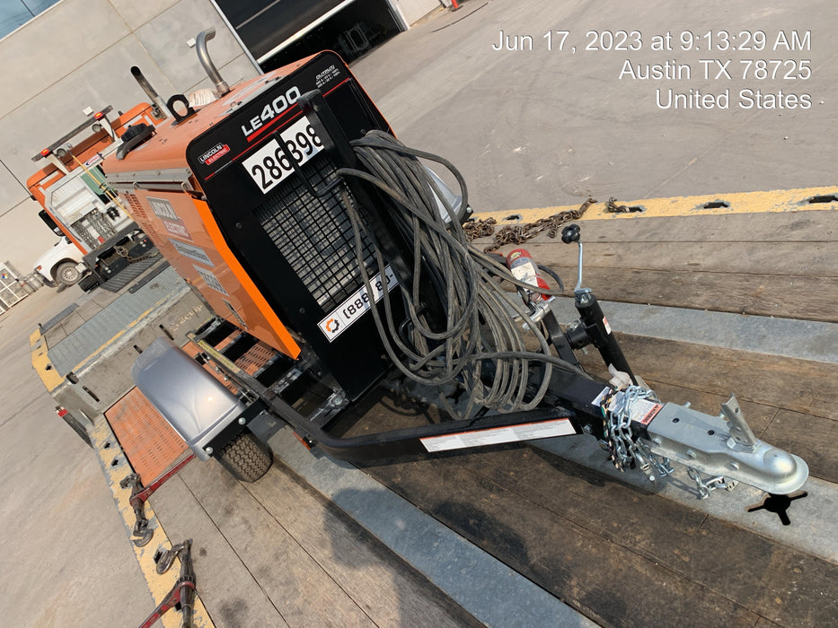 2022 Lincoln Electric LE400 Kubota V1505, Trlr, Cable Rack, Light Kit, ES Decals, T3