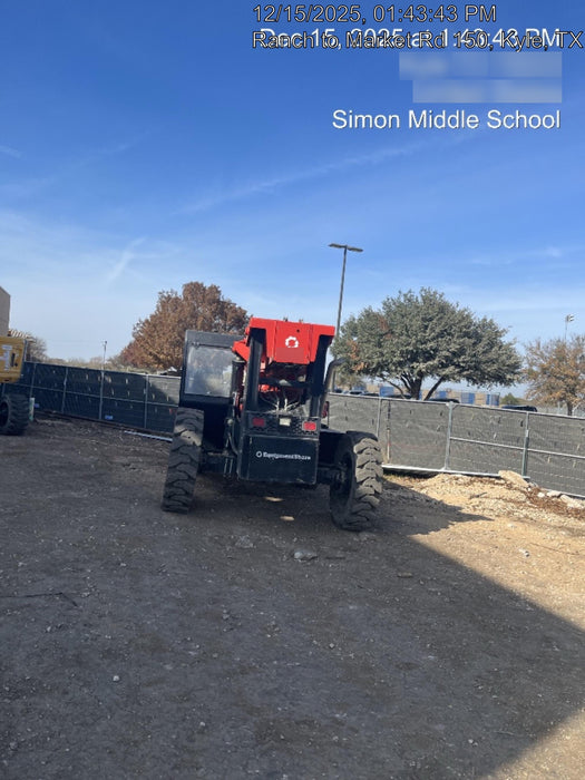 2019 Manitou MTA10055 Canopy, 120 HP, Solid Tires, Work Lights, Lift Hook, Auxiliary Hydraulics 66" Carriage and 60" Forks