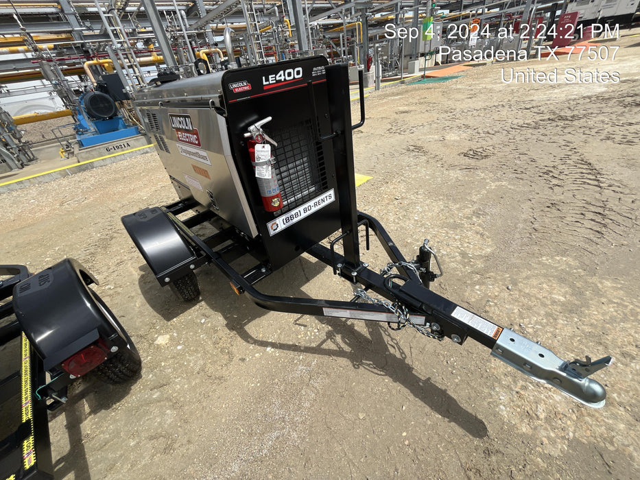 2024 Lincoln Electric LE400 Kubota V1505, Trlr, Cable Rack, Light Kit, ES Decals, T3