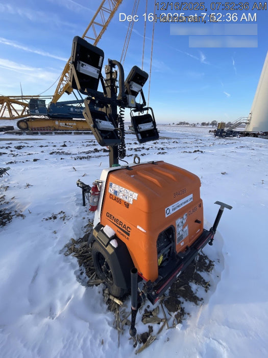 2024 Generac MLT2 Diesel, Flex Switch 120V Input, Powerzone Controller, 
(4) 320W LED Lights, 4kW Generator, 39.9 Gal Fuel Tank, 2" Ball, T3