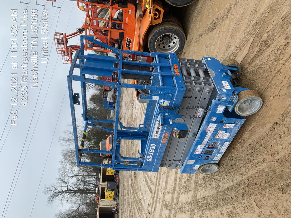 2020 Genie GS-1930 Solid Non Marking Tires, Beacon, Folding rails with half height swing gate