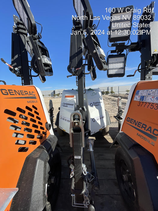 2023 Generac MLT2 Diesel, Flex Switch 120V Input, Powerzone Controller, 
(4) 320W LED Lights, 4kW Generator, 39.9 Gal Fuel Tank, 2" Ball, T3