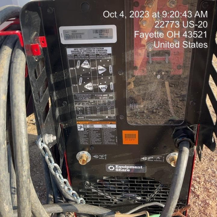 2023 LINCOLN ELECTRIC POWER MIG 260