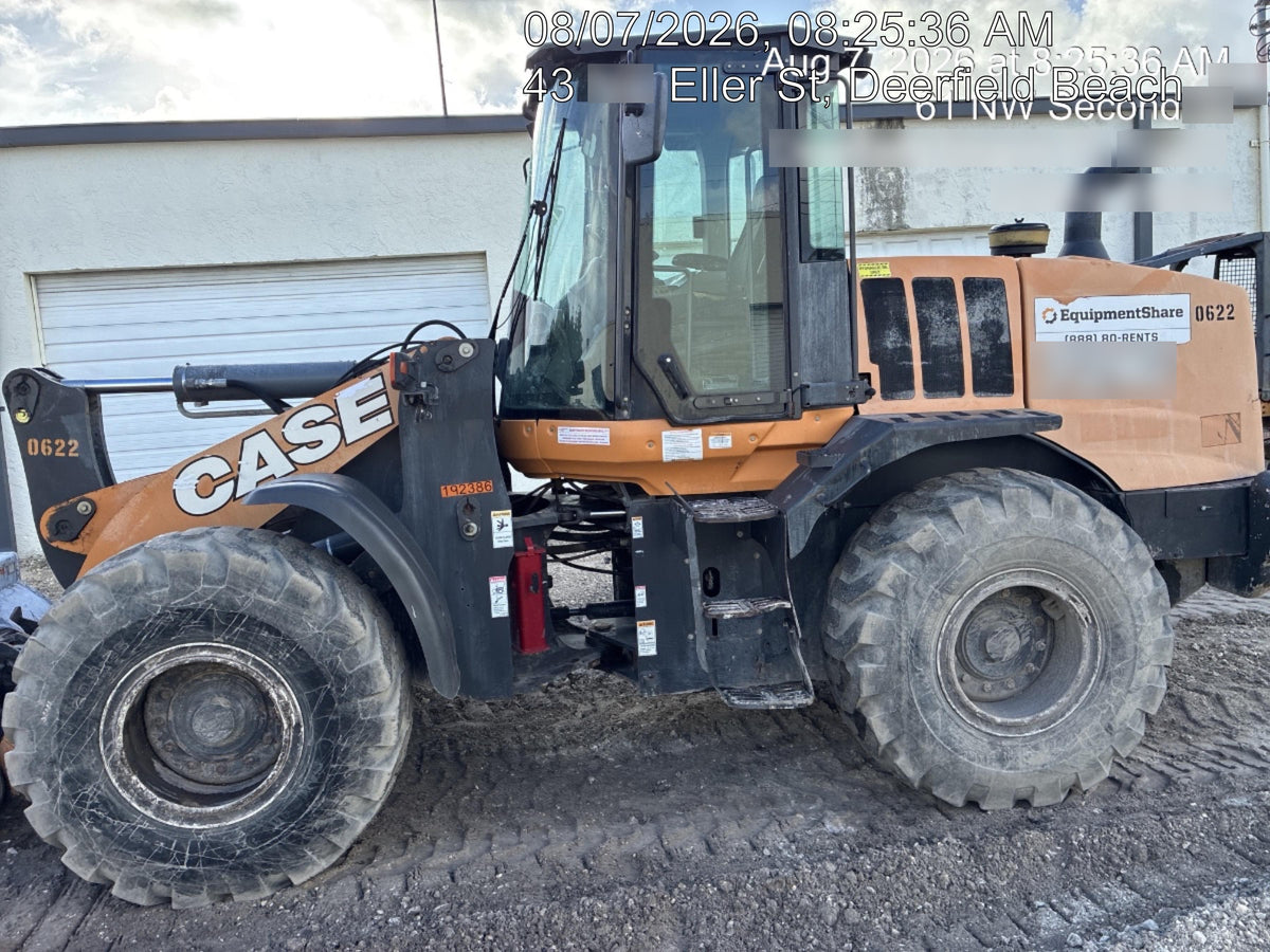 2018 Case 721G CLOSED CAB, JRB 416 STYLE HYD COUPLER