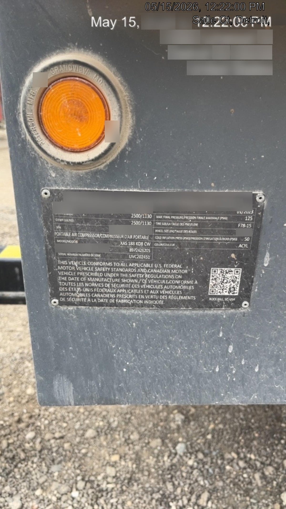 2023 ATLAS COPCO XAS188 CWK