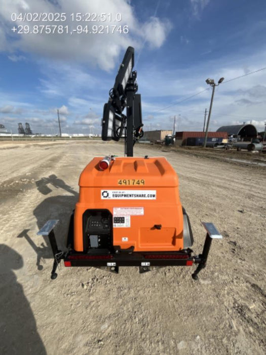 2025 Generac MLTS-4 Diesel, Mitsubishi L2E, 7.1 hp @1800 rpm, Flex Switch 120V Input, Powerzone Controller, (4) 320W LED Lights, 4kW Generator, 39.9 Gal Fuel Tank, 2" Ball, ES Decals