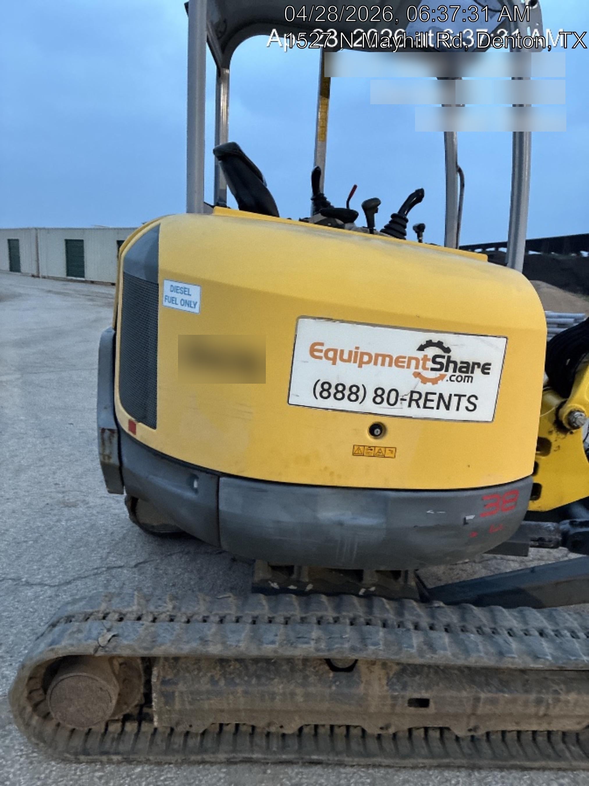 2018 WACKER NEUSON EZ38