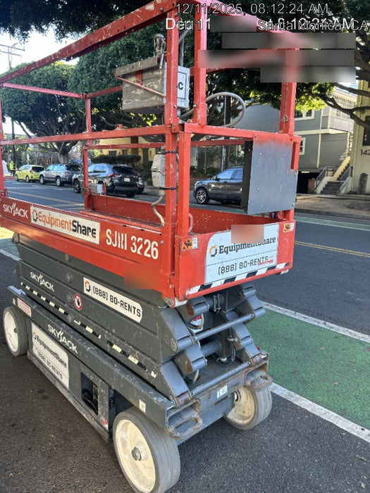 2019 Skyjack SJIII-3226 Standard Options