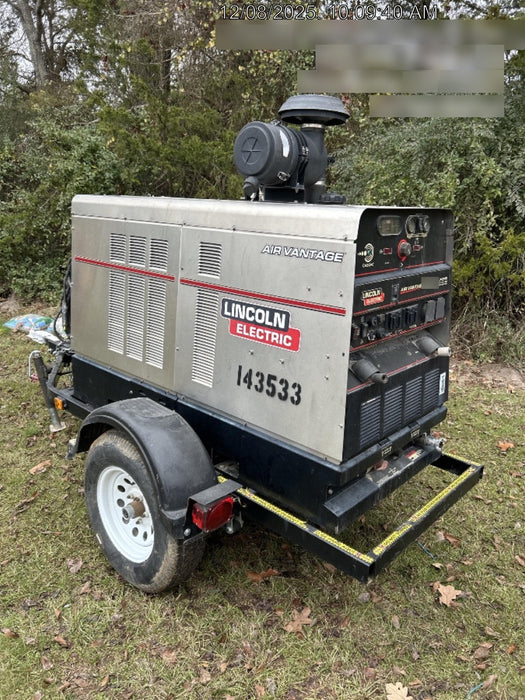 2021 Lincoln Electric Air Vantage 566 Air Vantage 566X Ready Pak 3 (includes trailer, cable rack, fender light kit); no telematics