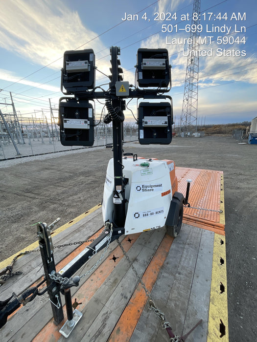 2023 Generac MLT2 Diesel, Flex Switch 120V Input, Powerzone Controller, (4) 320W LED Lights, 4kW Generator, 39.9 Gal Fuel Tank, 2" Ball, T3